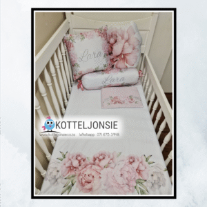 Flowers - Pink Peonies - Combo options or duvet only